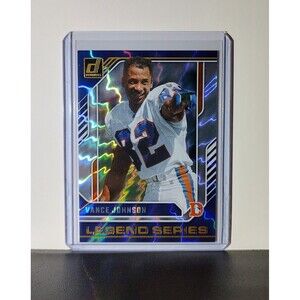Vance Johnson 2024 Panini Donruss NFL #18 Legend Series Refractor Card Broncos